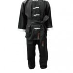 BLACK KUNG-FU GI-100% COTTON