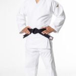 Judogi, MIZUNO YUSHO III, white, IJF Approved,750 gr.