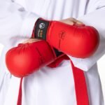 Karate Gloves, TOKAIDO Junior, color:  red