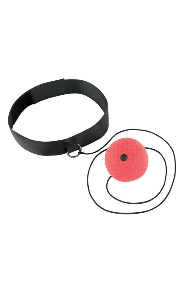 Focus Reflex-Ball, roter Ball 60 mm D, Elastikband ca. 80 cm