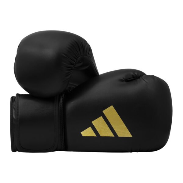 adidas speed 50 Boxing Gloves-Size 04OZ-Color Black/Gold